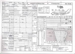 Loadsheet manuelle faite par un agent de trafic